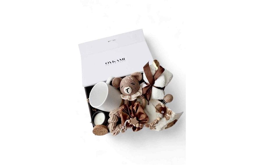 Oykami Mama und Baby Geschenkbox «Kapstadt» Bär