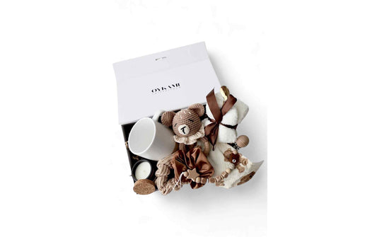 Oykami Mama und Baby Geschenkbox «Kapstadt» Bär