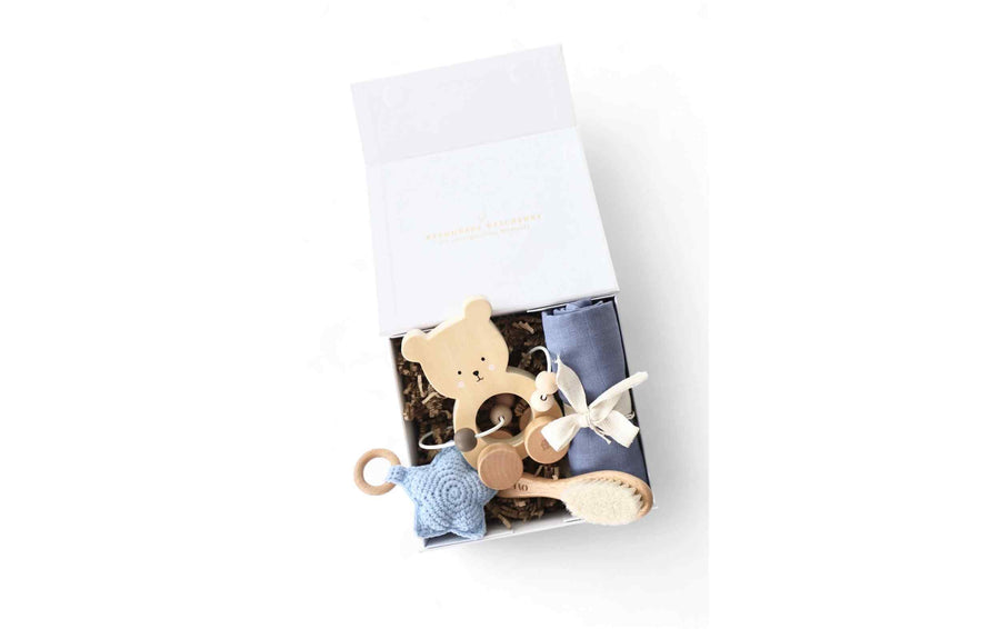 Oykami Baby Geschenkbox «Helsinki» Bär Blau