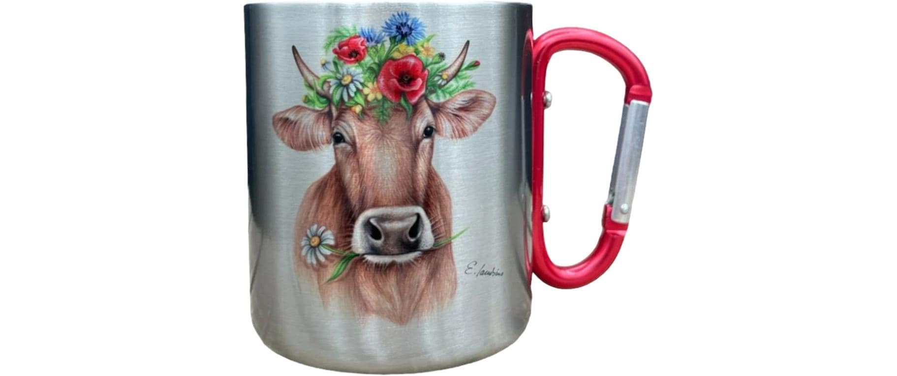 creanorm Edelstahltasse Blumenkuh 330ml