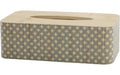 Chic Antique Kosmetiktuchbox Amilly Grün/Braun, 25 x 13 x 8 cm