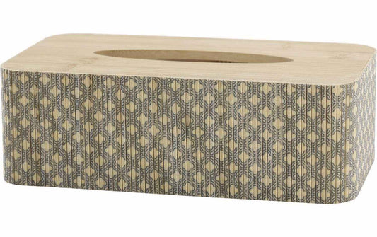 Chic Antique Kosmetiktuchbox Amilly Grün/Braun, 25 x 13 x 8 cm