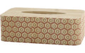 Chic Antique Kosmetiktuchbox Amilly Braun/Rosa, 25 x 13 x 8 cm