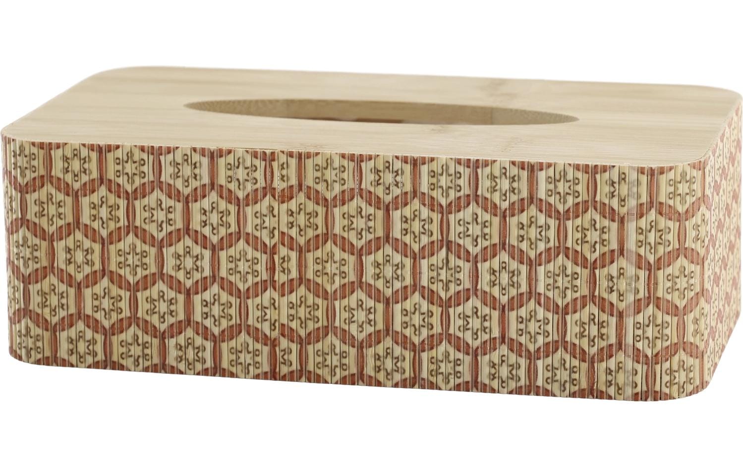Chic Antique Kosmetiktuchbox Amilly Braun/Rosa, 25 x 13 x 8 cm