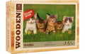 Wooden City Holz-Puzzle Kätzchen 40 Teile