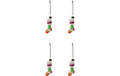 Weihnachtskugel Socken 4er Set 9.5x2.5 cm House Doctor