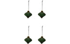 Weihnachtskugel Spin 4er Set 8 cm Grün House Doctor
