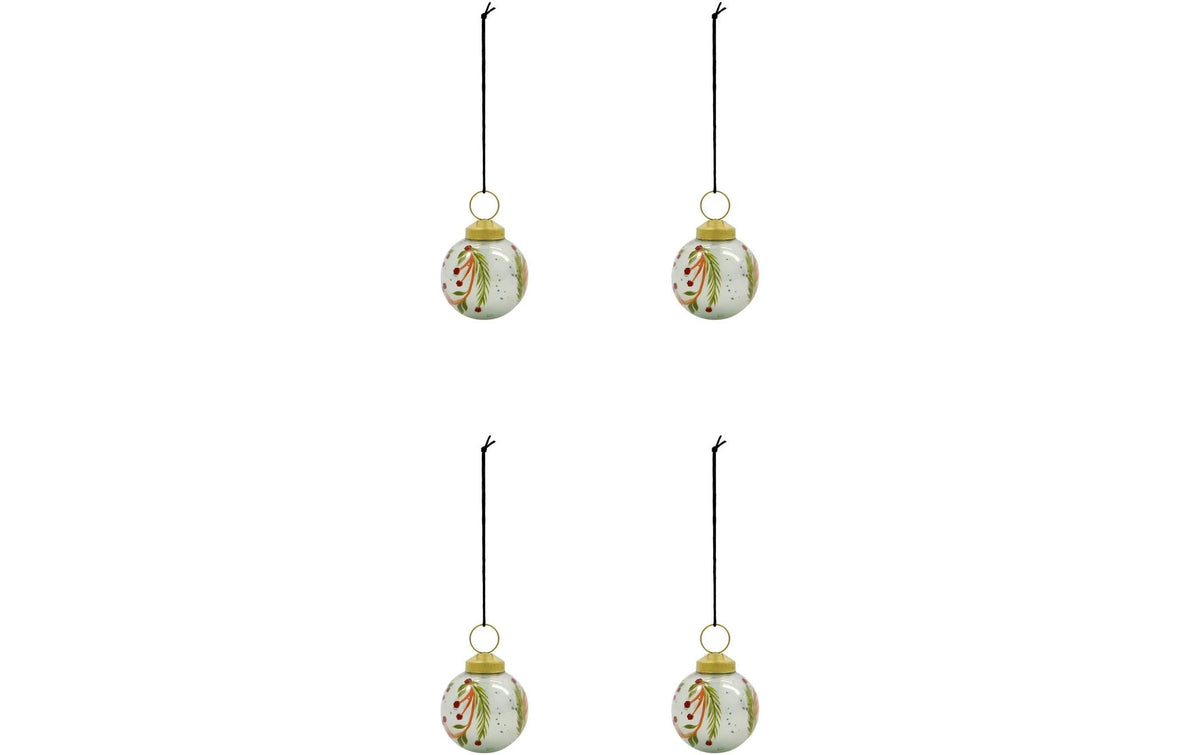 Weihnachtskugel Antico 4er Set 6 cm von House Doctor