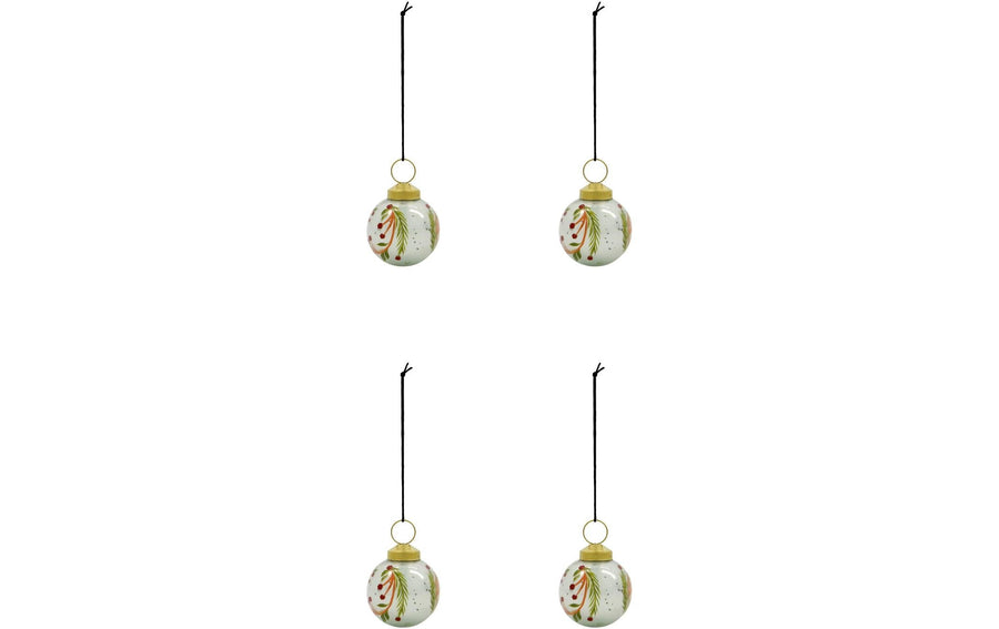 Weihnachtskugel Antico 4er Set 6 cm von House Doctor