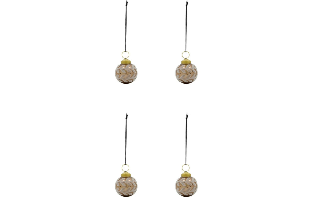 Weihnachtskugel Vellu 4er Set D:6 cm House Doctor