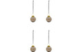 Weihnachtskugel Vellu 4er Set D:6 cm House Doctor