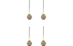 Weihnachtskugel Vellu 4er Set D:6 cm House Doctor