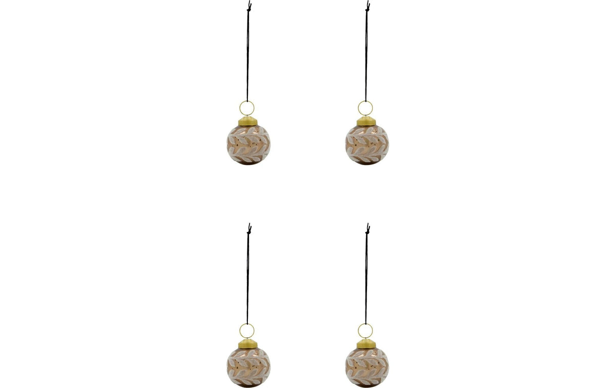 Weihnachtskugel Vellu 4er Set D:6 cm House Doctor
