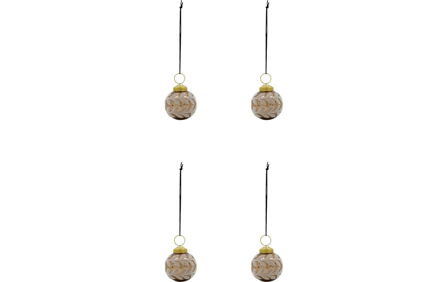 Weihnachtskugel Vellu 4er Set D:6 cm House Doctor