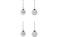 Weihnachtskugel Snowi 4er Set, 7.5 cm, Haus Doctor