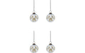 Weihnachtskugel Leaf 4er Set, 7.5 cm, House Doctor