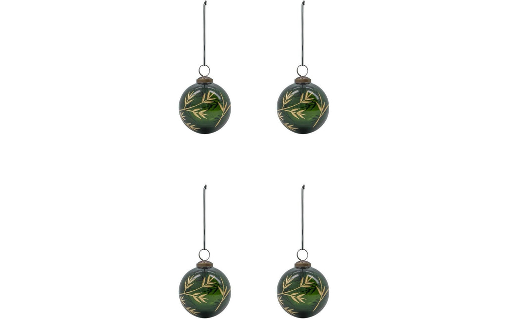 Weihnachtsschmuck Weihnachtskugel Green 4er Set House Doctor
