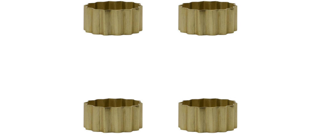 Serviettenringe Nello Gold & Silber 4x4.5 cm House Doctor