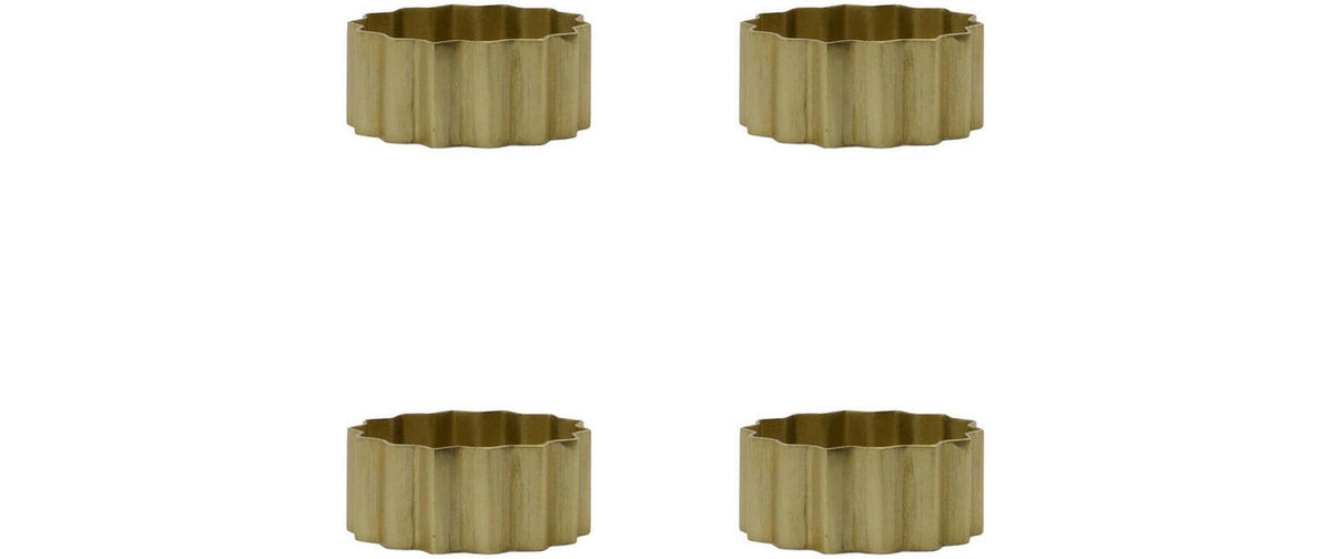 Serviettenringe Nello Gold & Silber 4x4.5 cm House Doctor