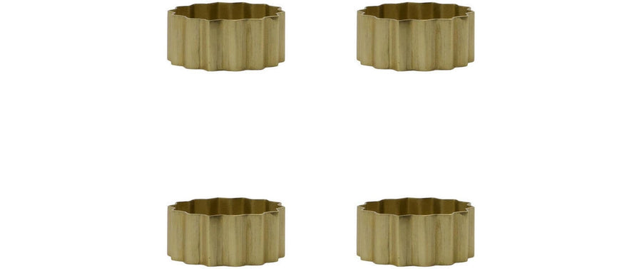Serviettenringe Nello Gold & Silber 4x4.5 cm House Doctor