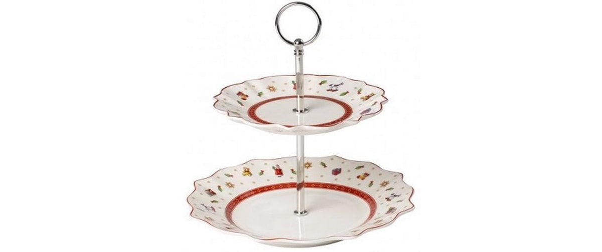 Weihnachtsteller Villeroy & Boch Toys Delight Etagere aus Porzellan
