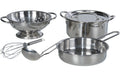 Esschert Design Matschküchen-Set 6-teilig aus Edelstahl