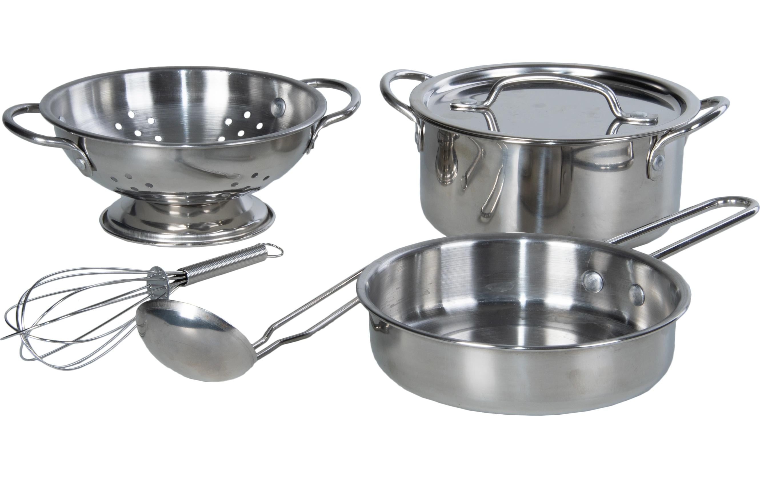 Esschert Design Matschküchen-Set 6-teilig aus Edelstahl