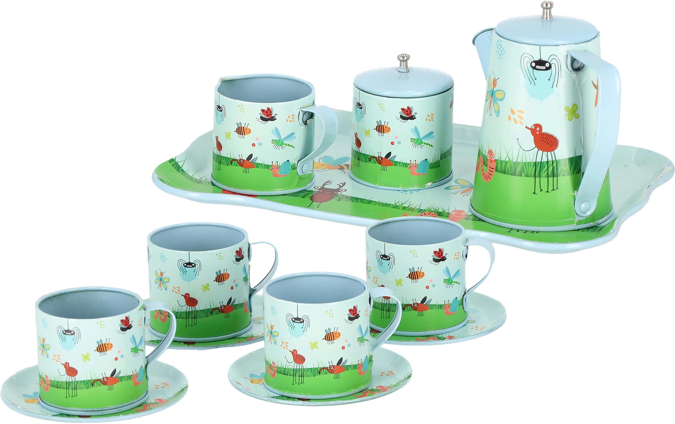 Esschert Design Küchen-Set mit Matsch Kaffee Eisen