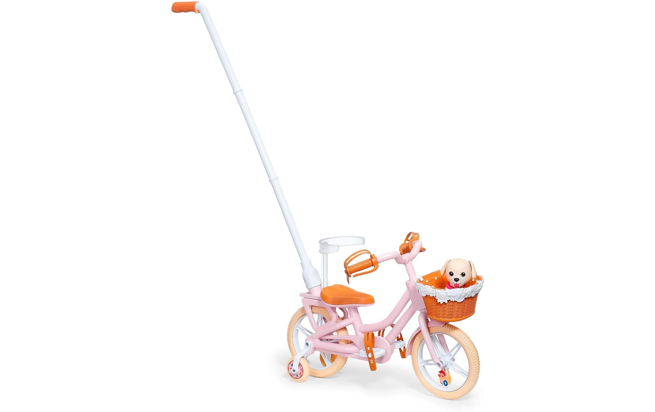 Baby Born Fahrrad mit Welpen Lucky und Stützrädern