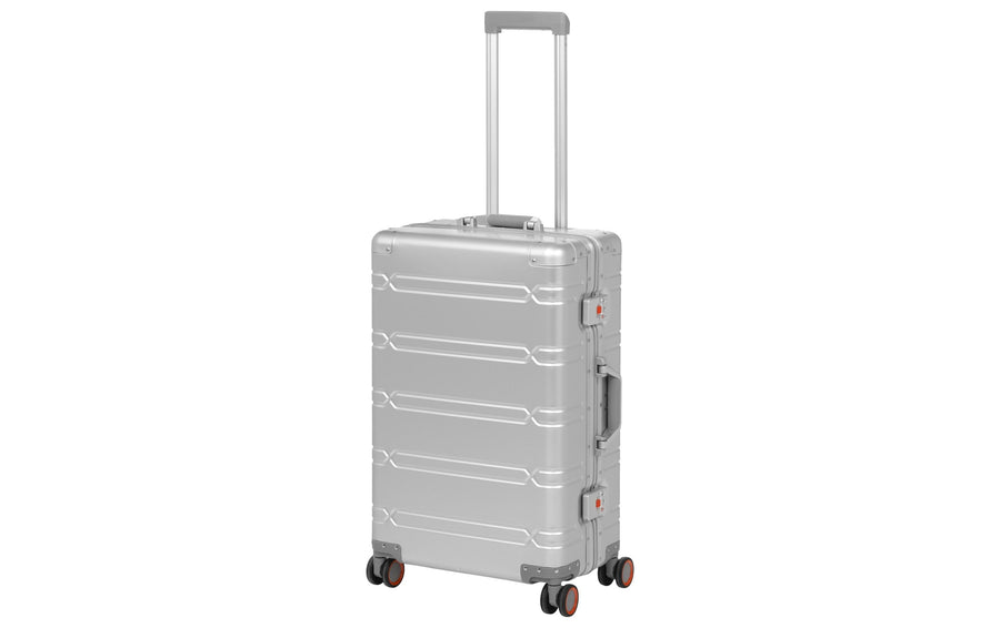 KOOR Reisekoffer Aluminium 63 L, Silber