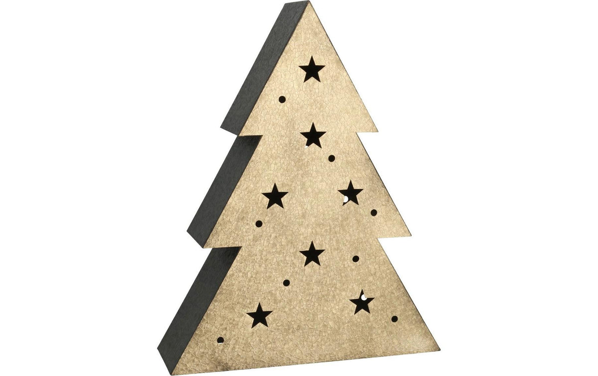 Weihnachtsdekoration Aufsteller Tannenbaum 32x41x10cm G.Wurm