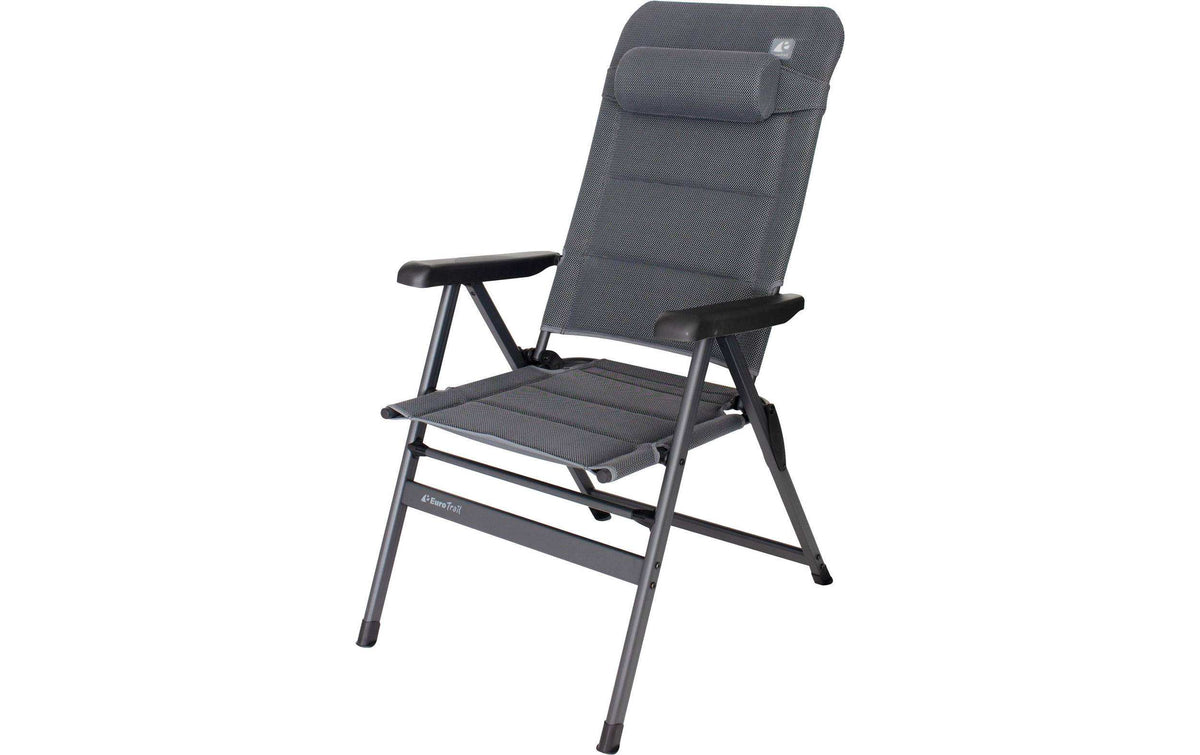 Eurotrail Campingstuhl Talin Comfort Mesh Grau