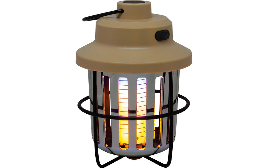 Eurotrail Retro-Mückenlampe Kunststoff Schwarz 20x10 cm Sport & Freizeit > Camping > Camping Zubehör Eurotrail