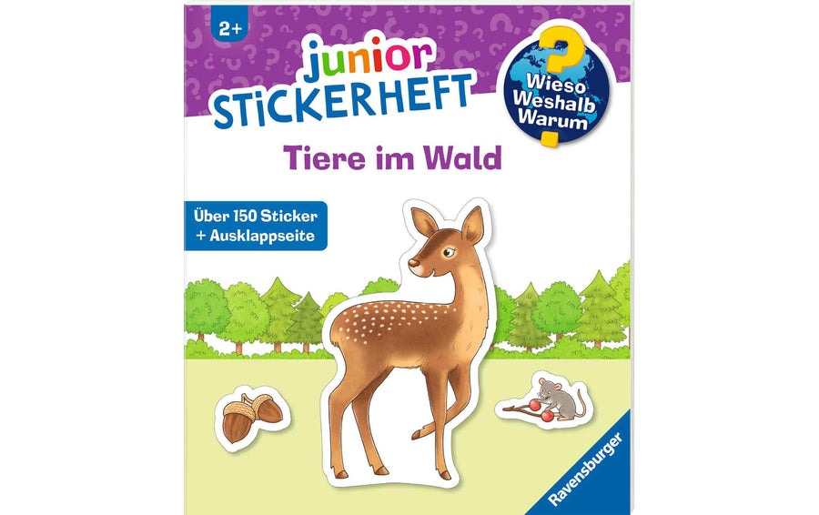 Ravensburger Stickerheft Wieso? Weshalb? Warum? Junior Tiere im Wald
