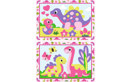 Ravensburger Malen nach Zahlen Bunte Dinos Acrylfarben
