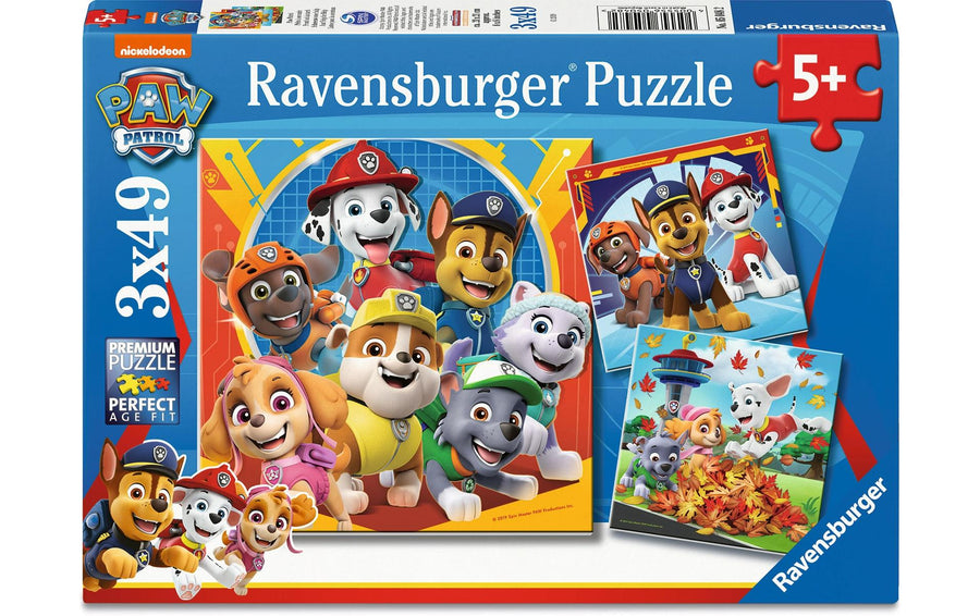 Ravensburger Puzzle Paw Patrol 3 x 49 Teile 21 x 21 cm ab 5 Jahren