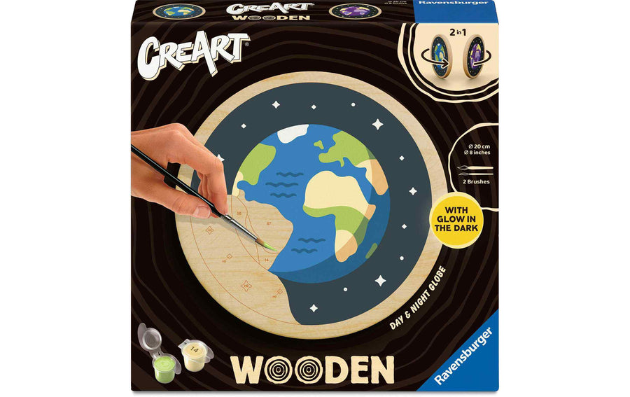 Ravensburger CreArt Wooden – Malen nach Zahlen – Tag und Nacht