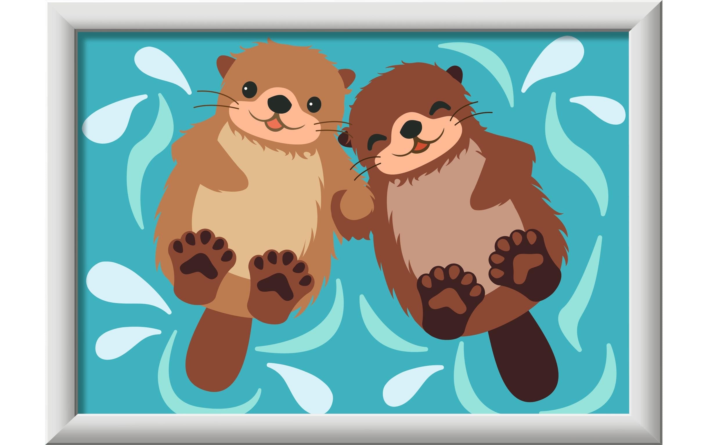 Ravensburger Malen nach Zahlen CreArt Trendiger Otter