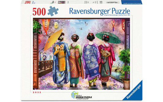 Ravensburger Puzzle Kirschblütenspaziergang 500 Teile
