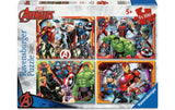 Ravensburger Puzzle-Set Avengers Marvel 4 x 100 Teile