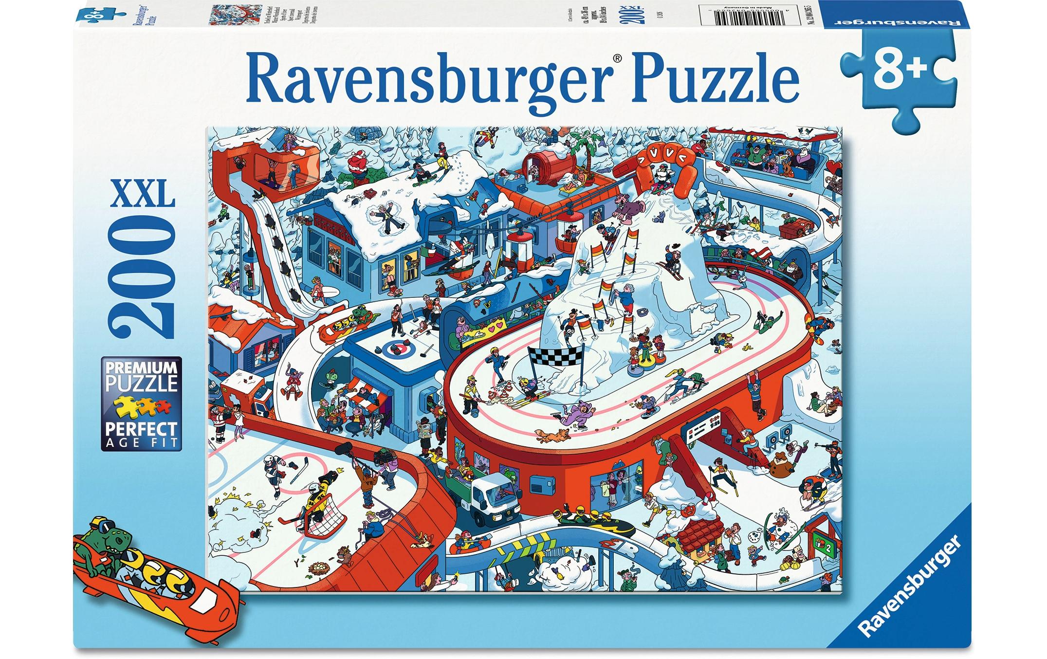Ravensburger Puzzle Trubel im Winterdorf, 200 Teile