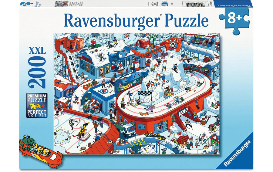 Ravensburger Puzzle Trubel im Winterdorf, 200 Teile