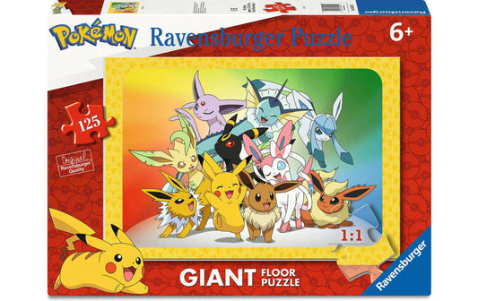 Ravensburger Kinderpuzzle Pokemon 125 Riesen-Teile