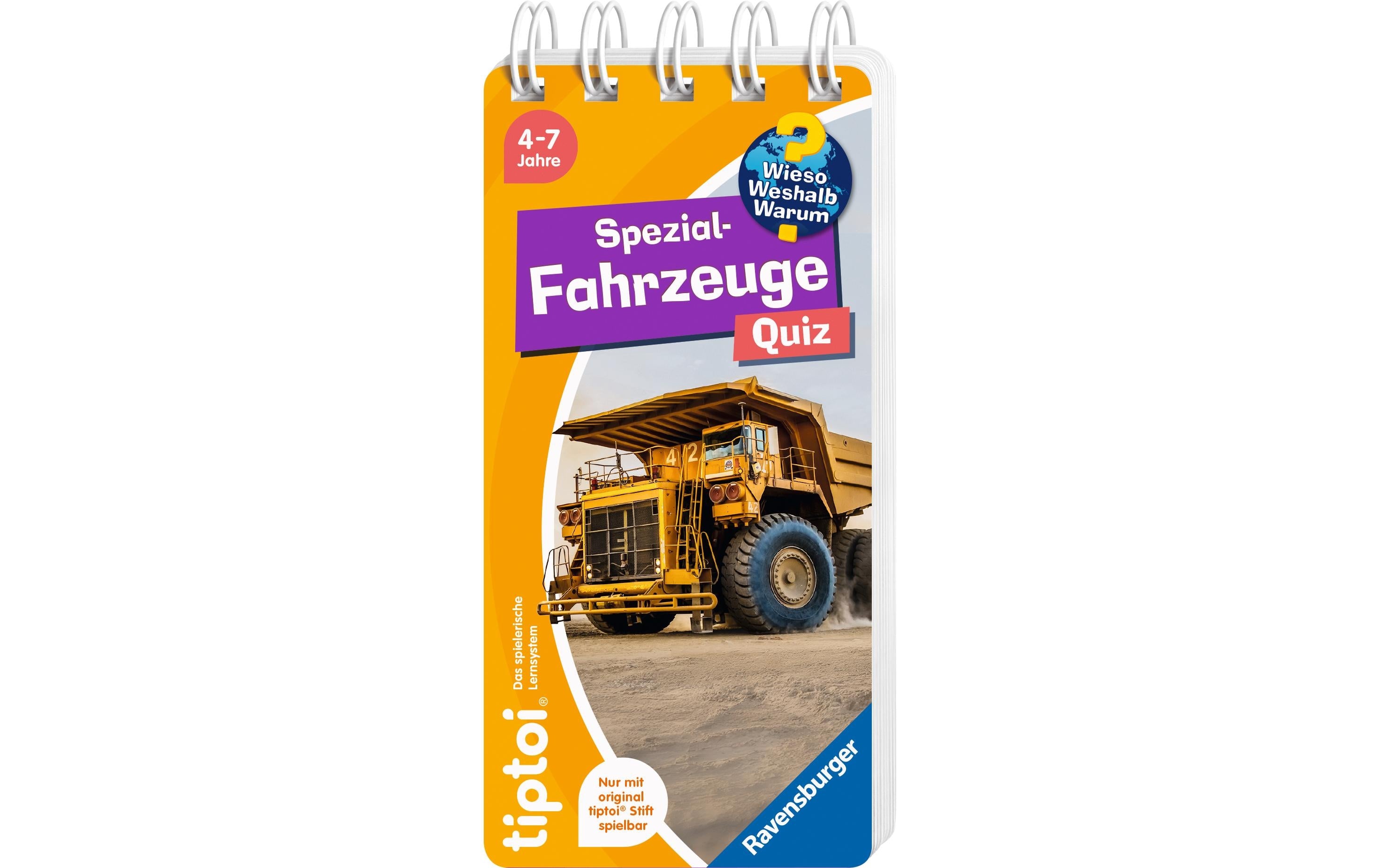 tiptoi Spiel WWW Quiz Spezialfahrzeuge