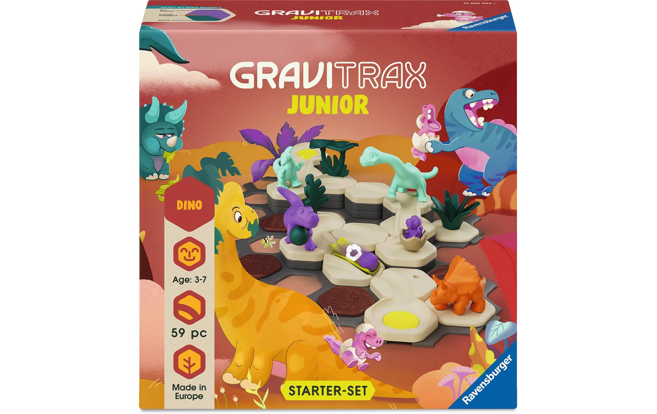 Ravensburger GraviTrax StarterSet S Dino interaktives Kugelbahnsystem