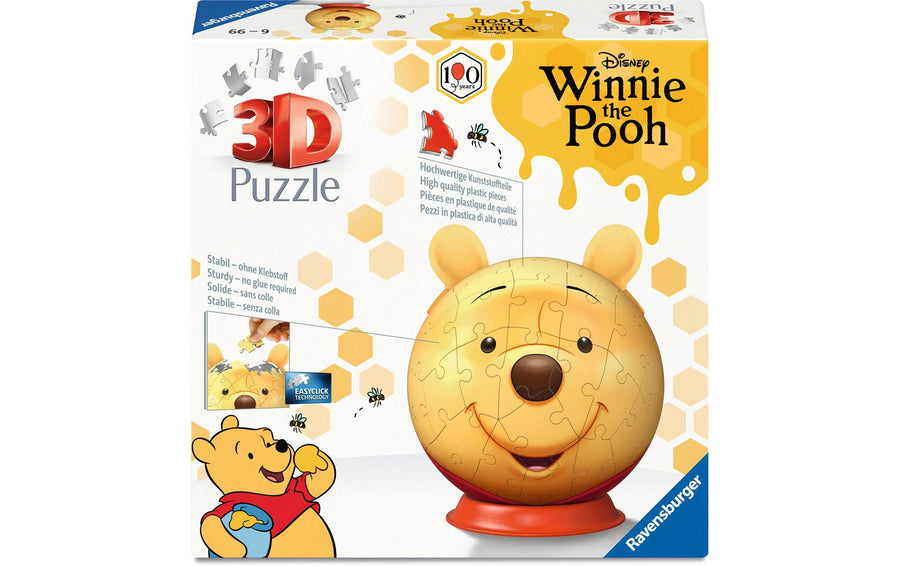 Ravensburger 3D Puzzle-Ball Winnie Puuh 72 Teile