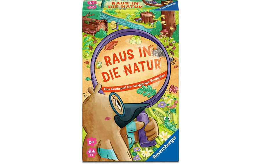 Ravensburger Aktionsspiel Raus in die Natur ab 6 Jahren, 1-6 Spieler,