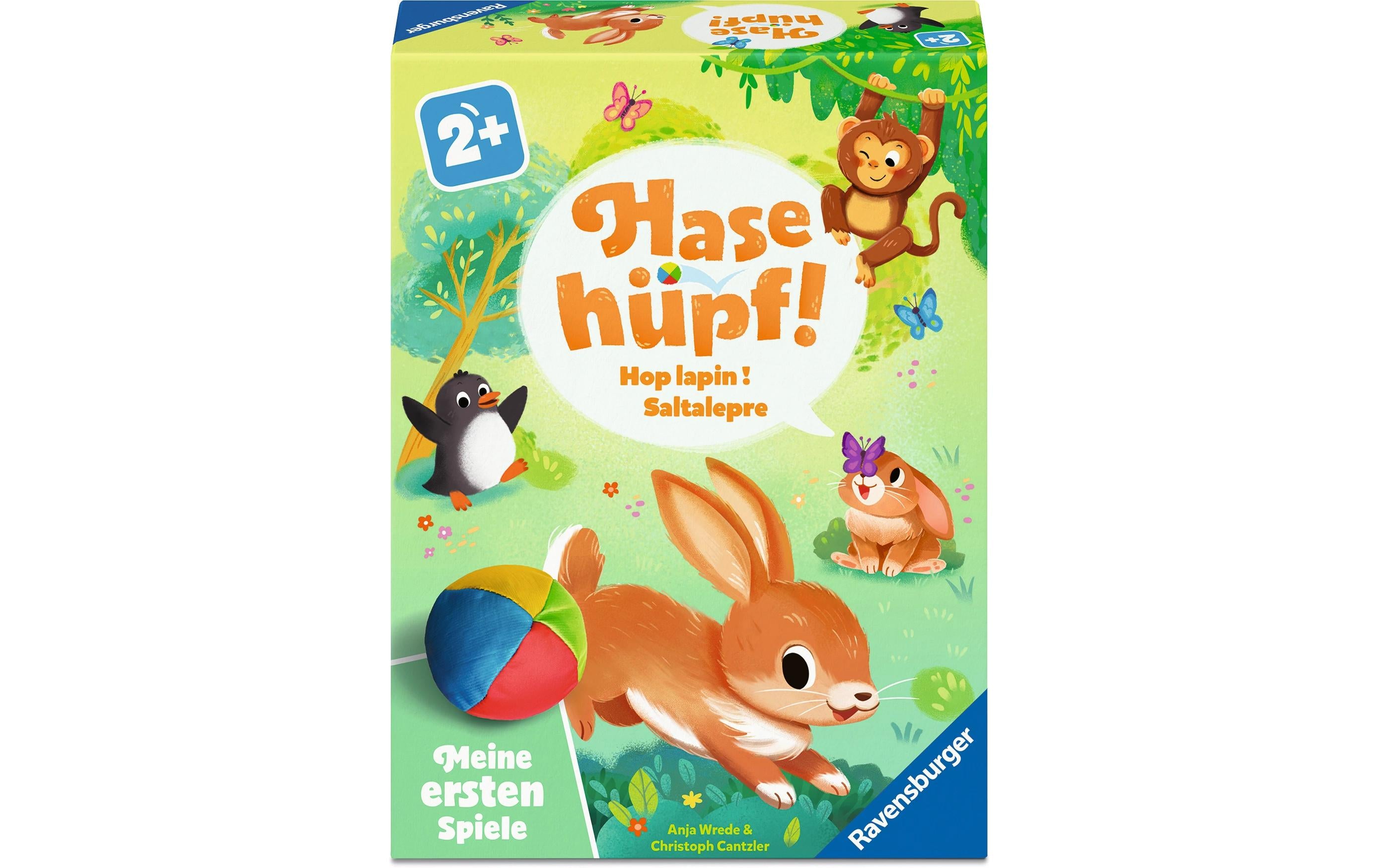 Ravensburger Meine ersten Spiele Hase hüpf! ab 2 Jahren, 1-4 Spieler,