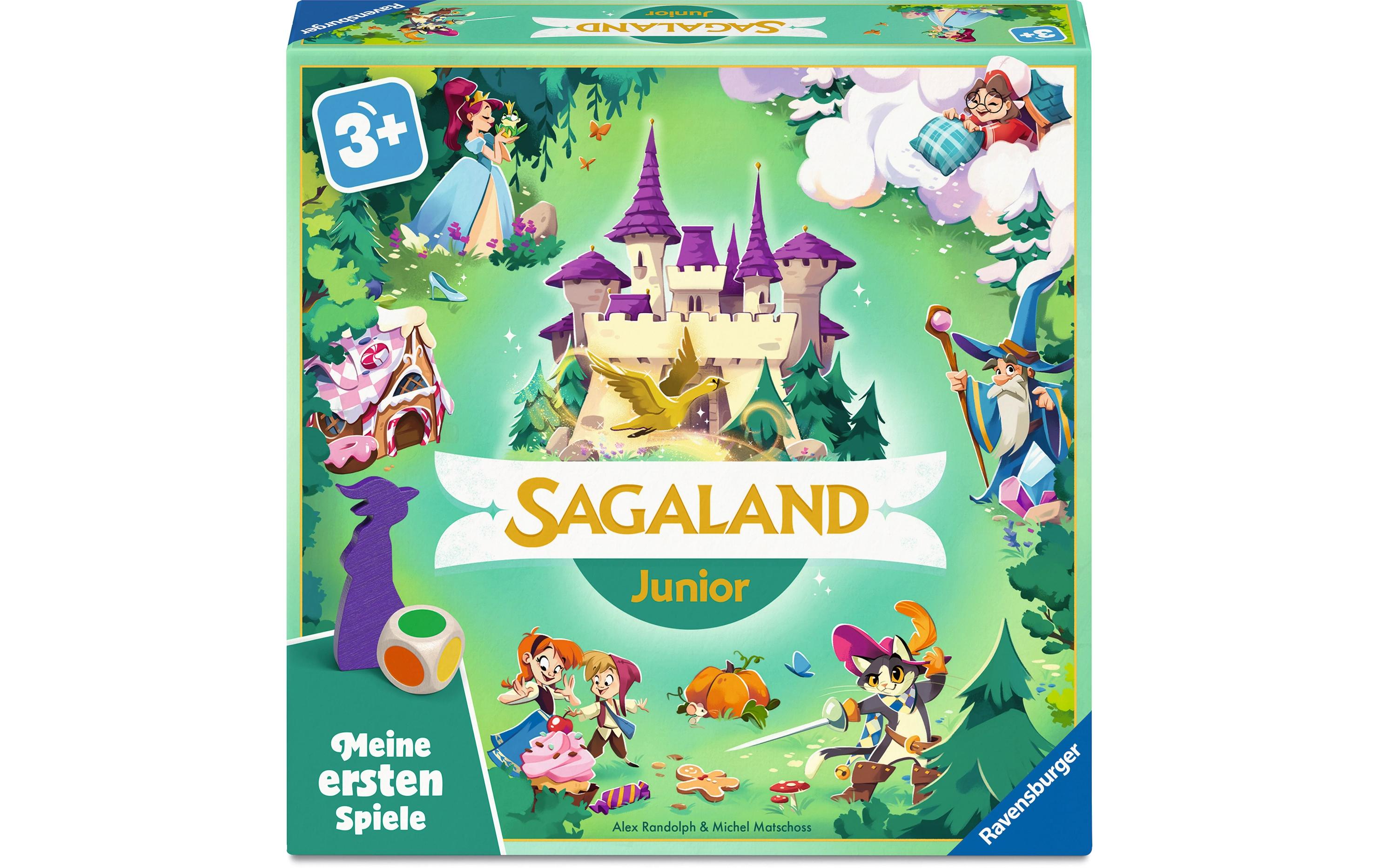 Ravensburger Merkspiel Sagaland Junior ab 3 Jahren, 2-4 Spieler,