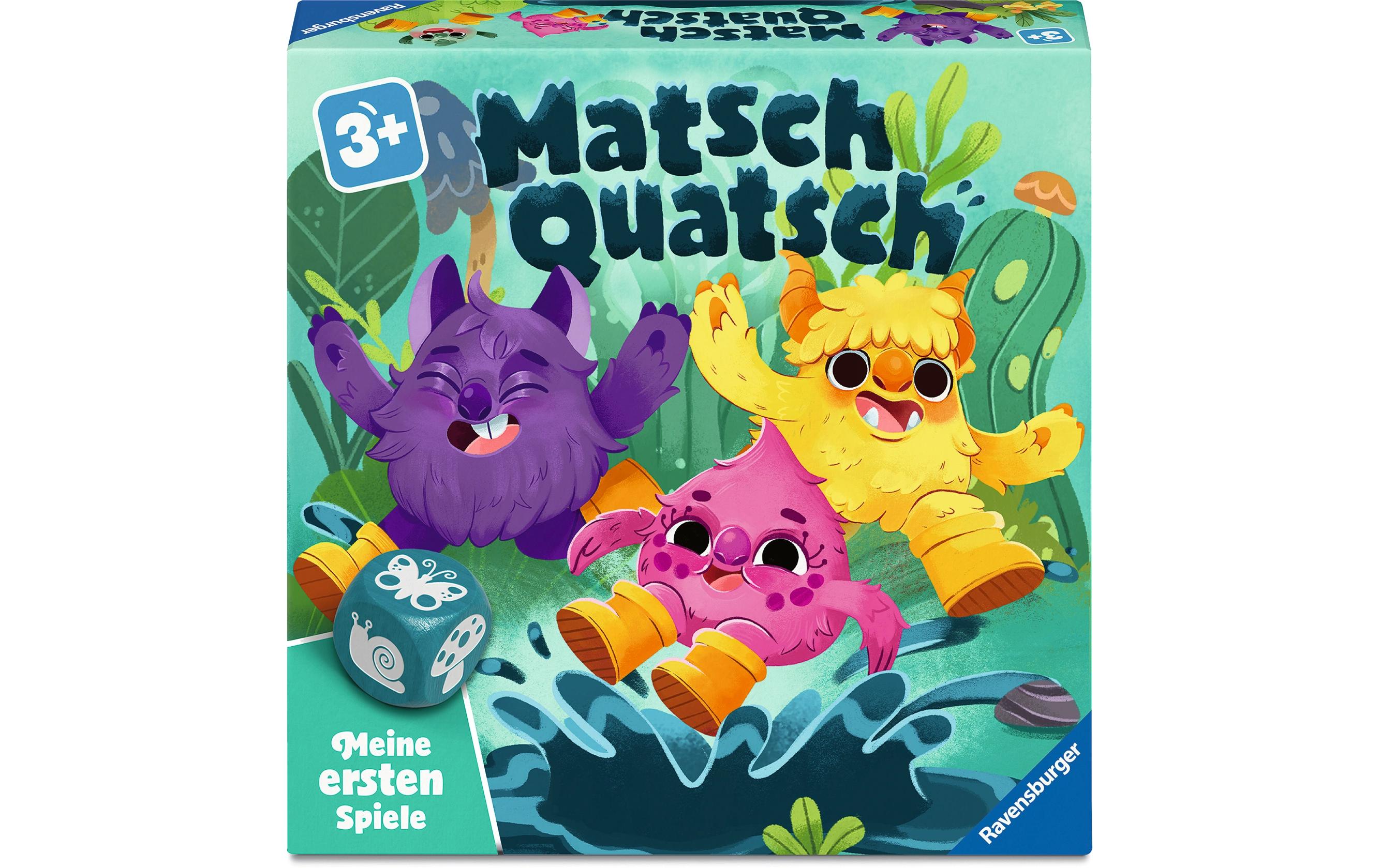 Ravensburger Meine ersten Spiele Matsch Quatsch mit 3D-Aufbau ab 3 Jahren